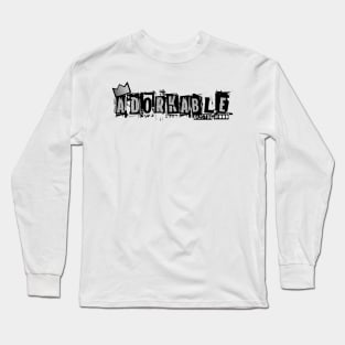 Adorkable Grunge Long Sleeve T-Shirt